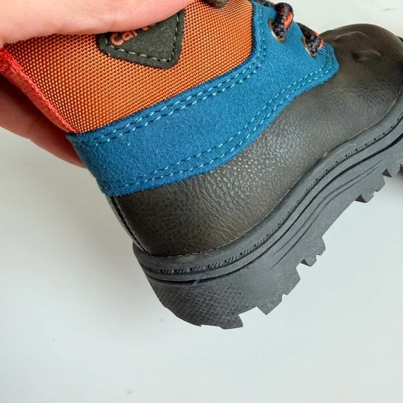 Carter's Kids' Orange and Blue Rain Boots - Picture 8 of 10